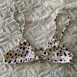 Aila blue cathedral bikini top